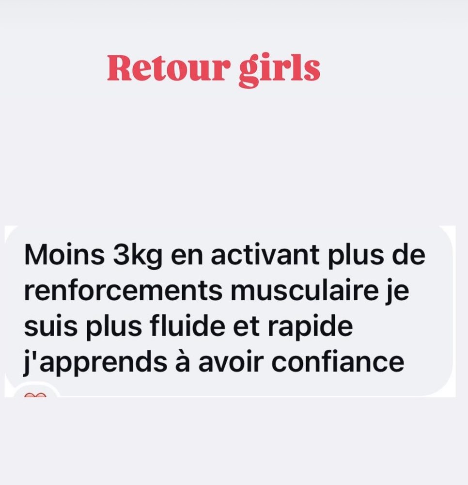 Retour d'une cliente
